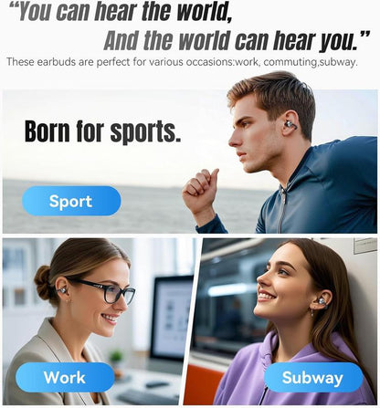 Upgraded Smartwatch Gift Set – Bluetooth Earbuds, Wall Charger, USB Cable, Wireless Watch Charger & 2 Bands | Everyday Wearable Essentials Bundle for Men & Women