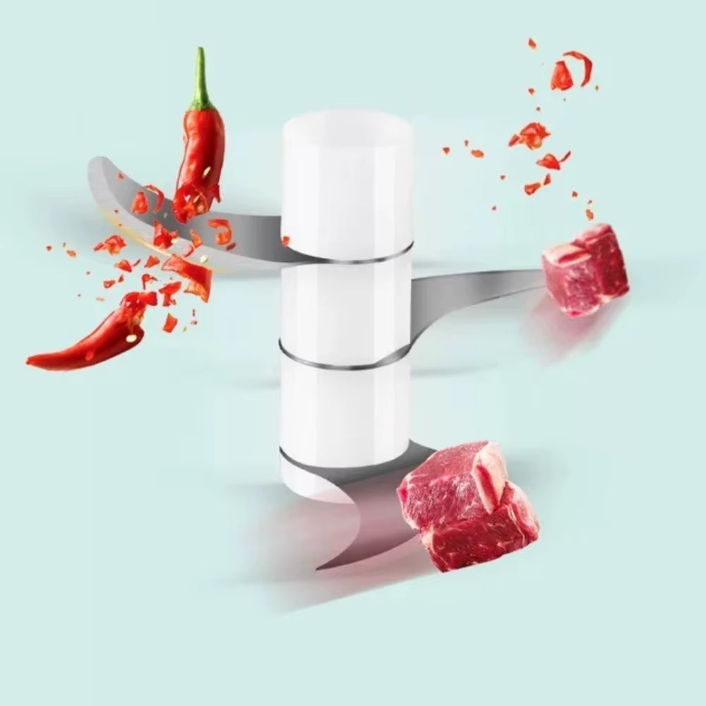 Effortlessly Chop and Grind with the Electric Garlic Masher - Portable USB Rechargeable Multi-Function Meat Grinder and Vegetable Chopper